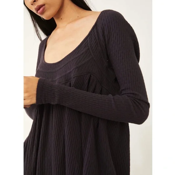 🎉LAST CHANCE🎉 NWT Free People It's Always You Top / Black - Picture 4 of 7
